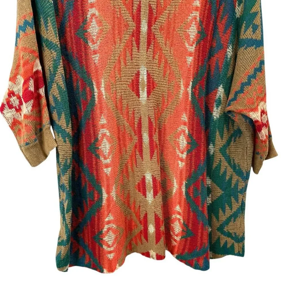 Denim & Supply Ralph Lauren aztec western geometric print sweater top Size S box - Picture 6 of 7